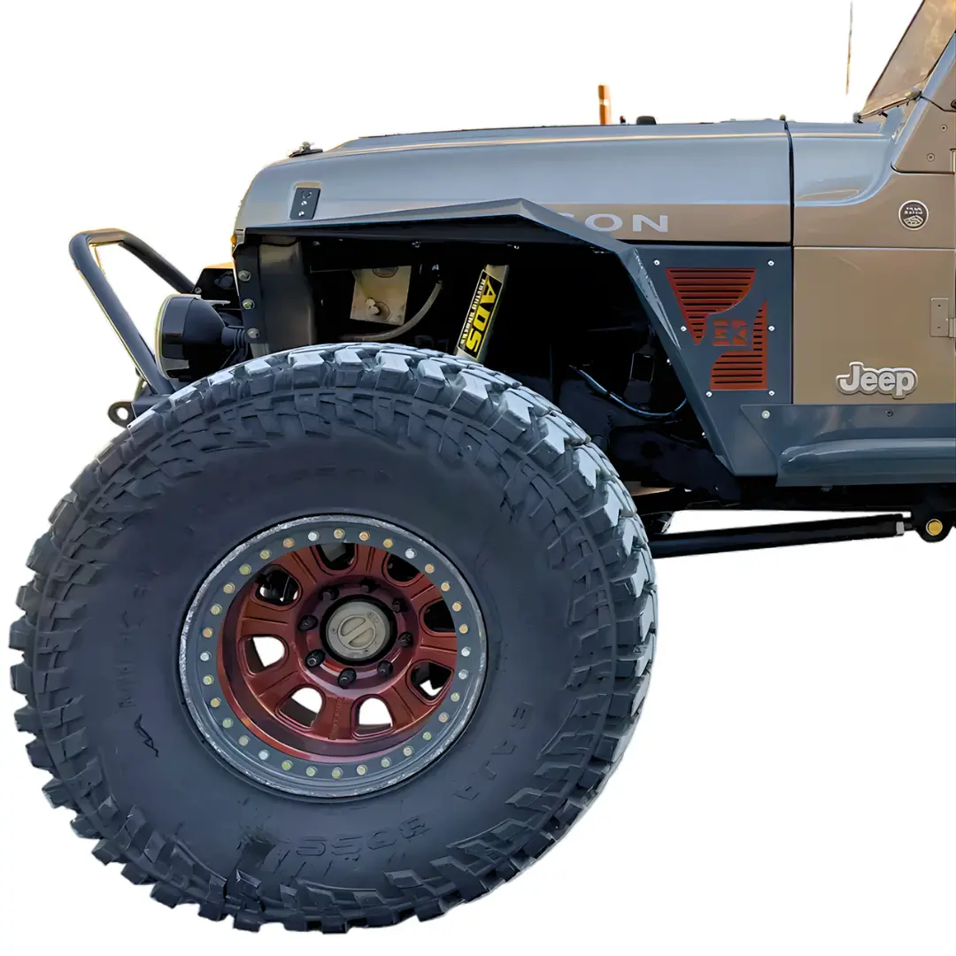Diamond Series High Clearance Front Fenders For Jeep Tj Wrangler 1