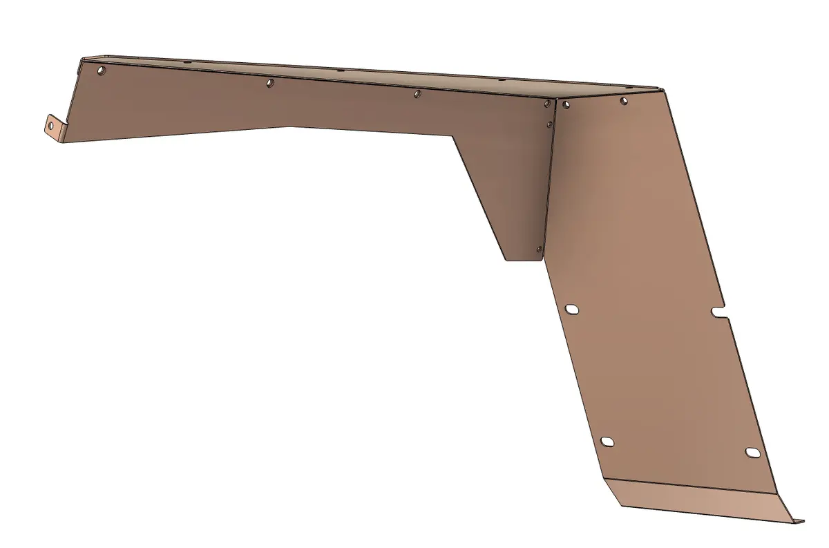 Diamond Series Comp Style Inner Fenders For Jeep Tj Wrangler 1