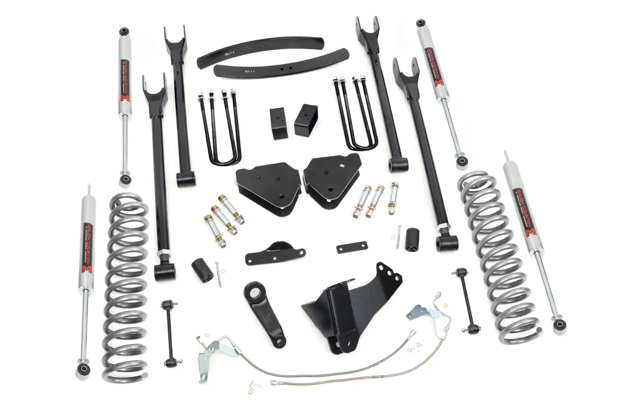 6 Inch Lift Kit Diesel 4 Link M1 Ford Super Duty 4Wd 08 10 1