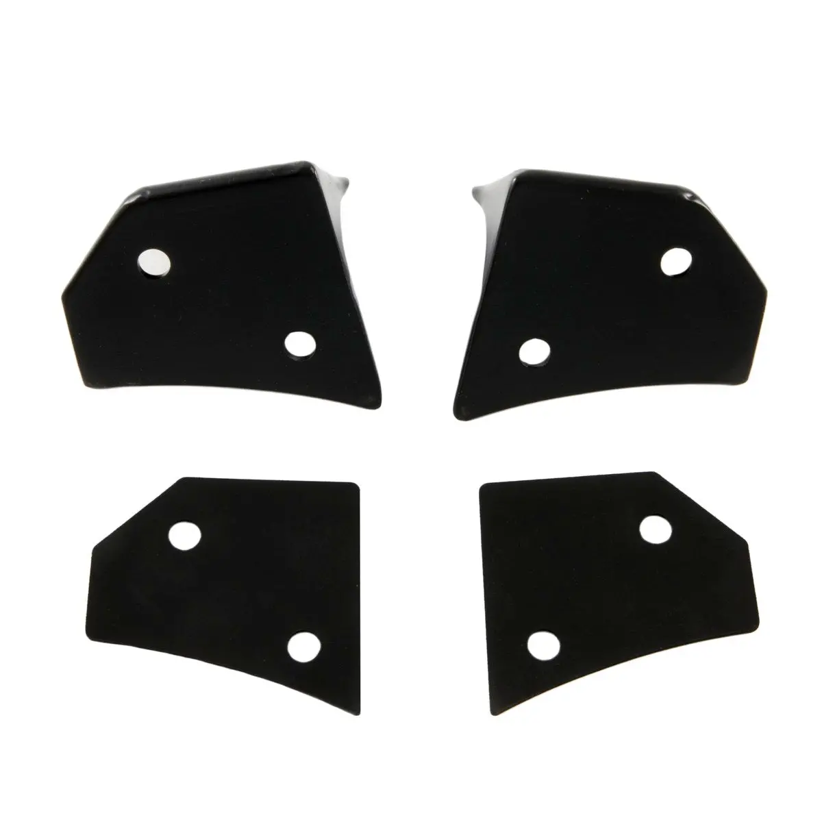 Windshield Light Brackets: Black (07+ Jk) 2