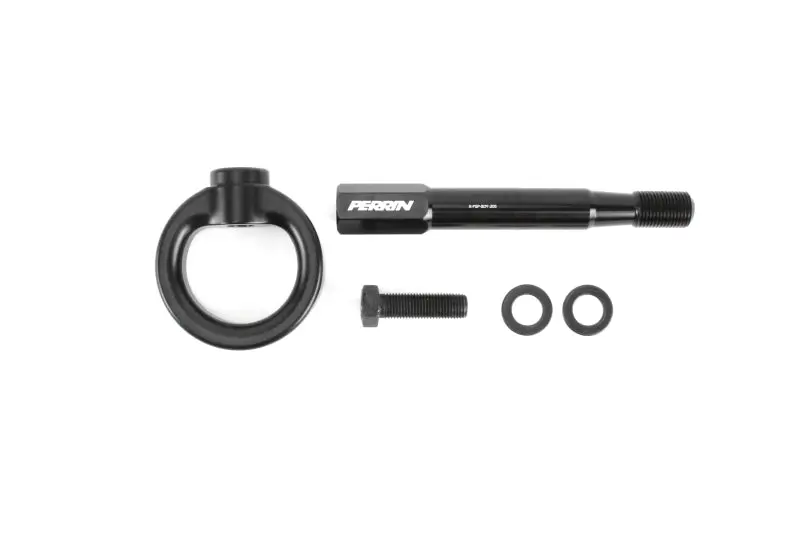Perrin 2022 Subaru Wrx / 18-21 Crosstrek Tow Hook Kit (Rear) - Black 1