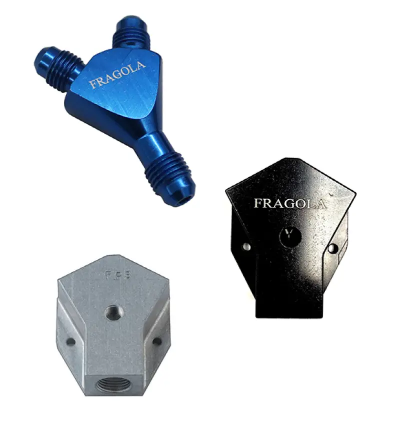 Fragola Y-Fitting -16An Male Inlet X -12An Male Outlets Black 1