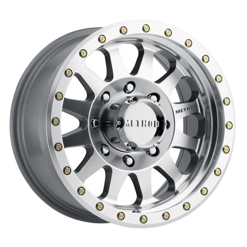 Method Mr304 Double Standard 20X10 -18Mm Offset 8X180 130.81Mm Cb Machined/Clear Coat Wheel 1