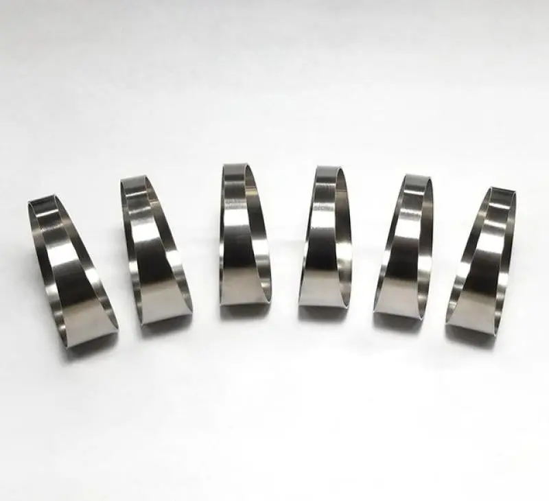 Ticon Industries 3.0In 7.5 Degree 1D/3In Clr Tight Radius 1Mm Wall Titanium Pie Cuts - 6Pk 1
