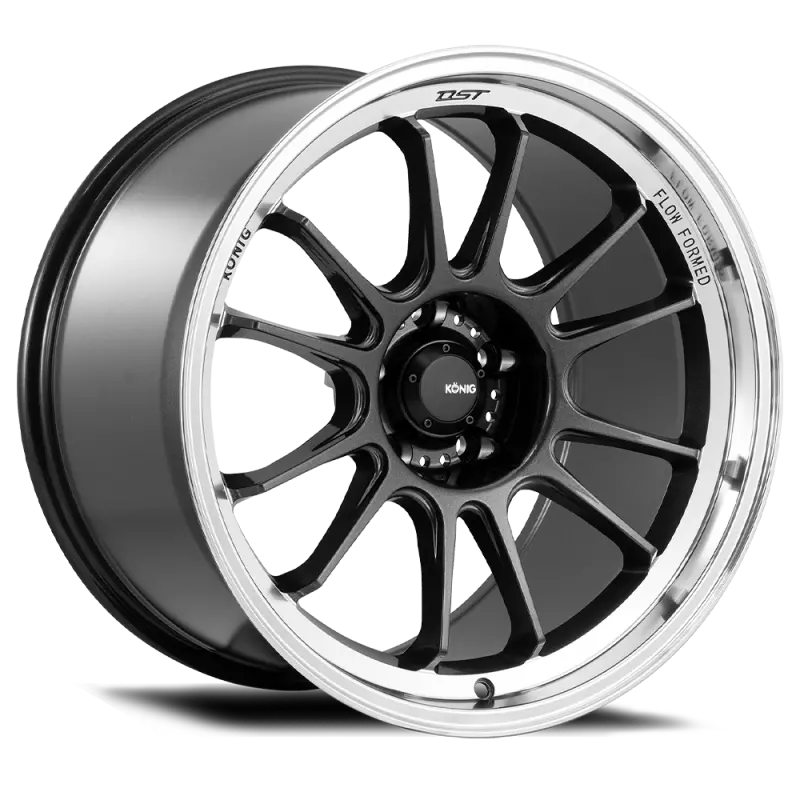 Konig Hypergram 18X11 5X112 Et40 Metallic Carbon W/ Machined Lip 1