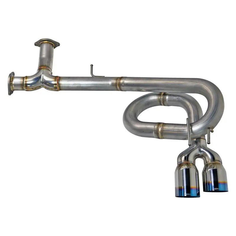 Remark 2022+ Honda Civic Sport Hatchback Fl2 (Link Loop) Catback Exhaust Burnt Stainless Steel Tip 1