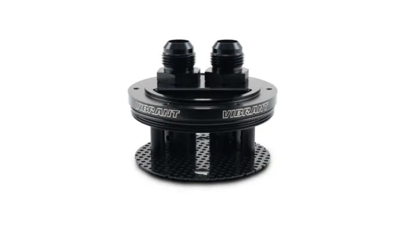 Vibrant 2-Port Catch Can Lid Assembly 1