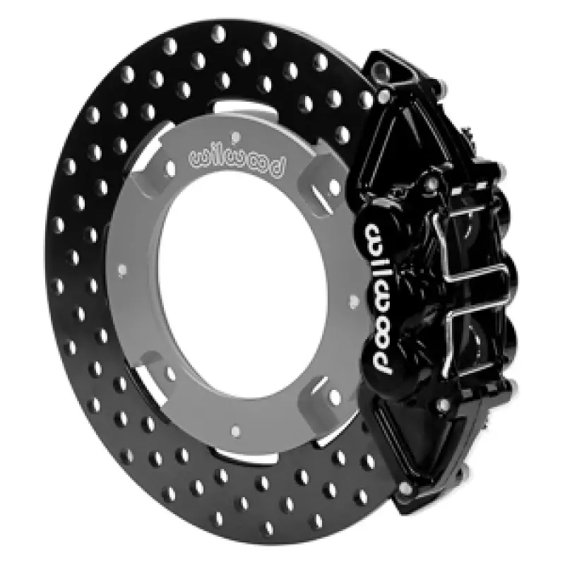 Wilwood 17-21 Can-Am X3rs Black 6-Piston Rear Kit 11.25In - Drilled Rotors 1