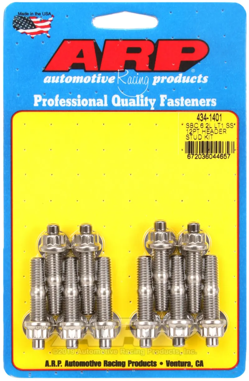 Arp Sb Chevy 6.2L Lt1 Ss 12Pt Header Stud Kit 1