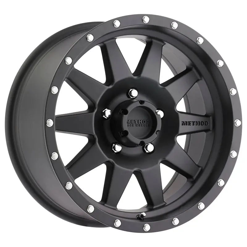Method Mr301 The Standard 18X9 +18Mm Offset 5X150 116.5Mm Cb Matte Black Wheel 1