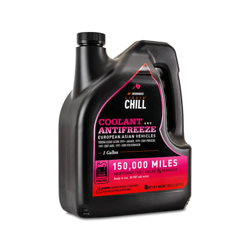 Mishimoto Liquid Chill Eg Coolant, European/Asian Vehicles, Pink/Red 1