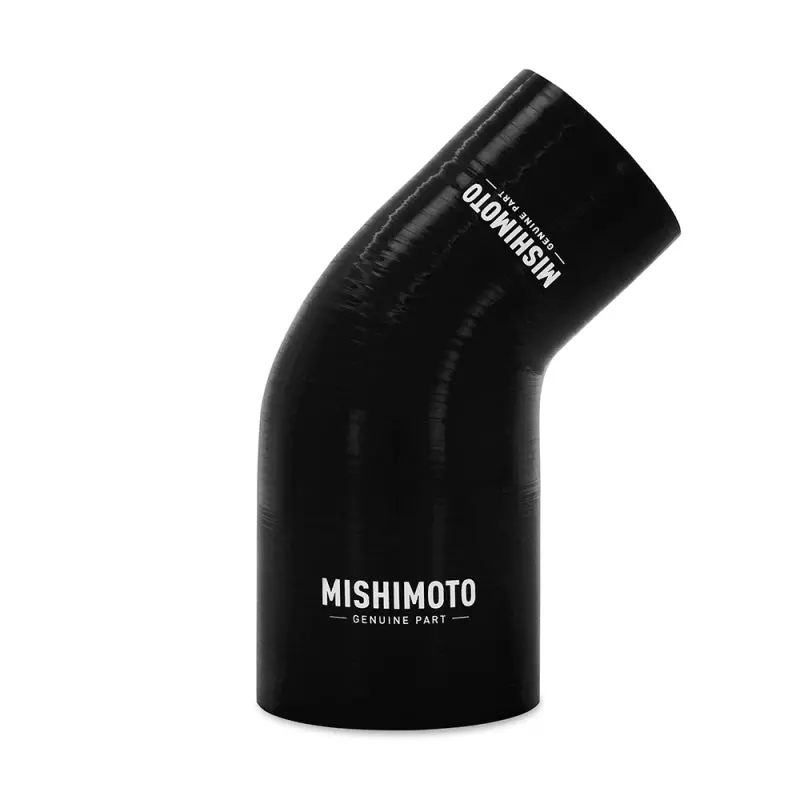 Mishimoto 2.5In To 3In 45 Degree Silicone Coupler - Black 1