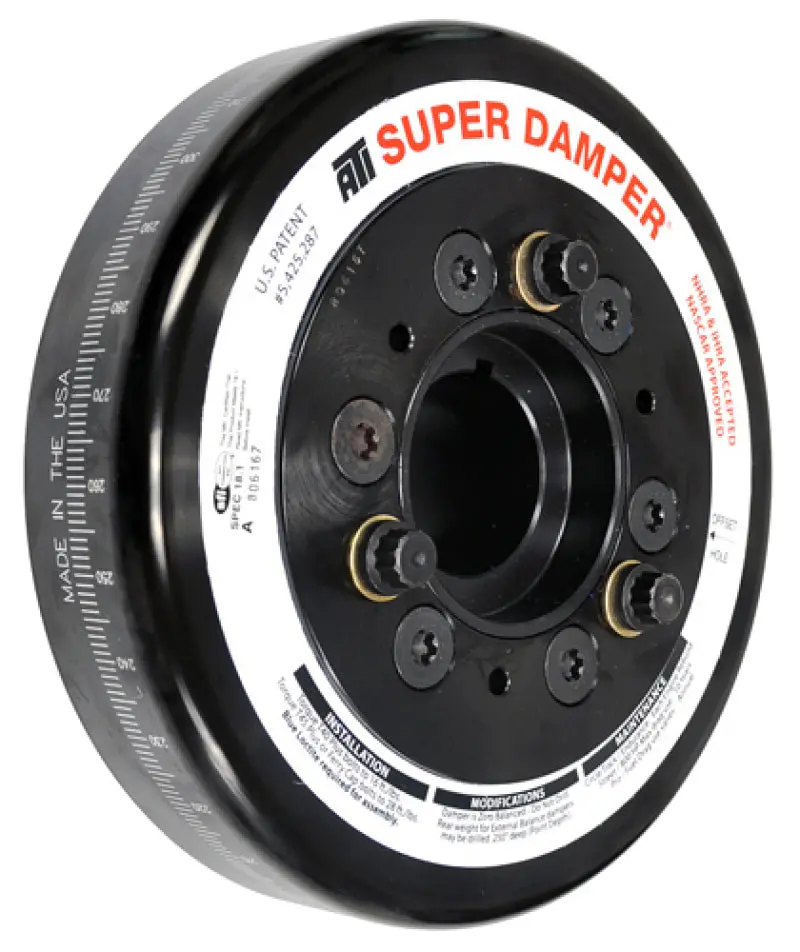 Ati Damper - 7.57In - Alum - 20+ Ford 7.3L Godzilla - Oem Size - (2) 6 Groove - 5 Ring 1