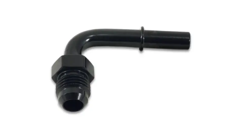Vibrant 90 Degree Aluminum An To Male Quick Connect Fitting -8An - 0.375In Barb Size 1