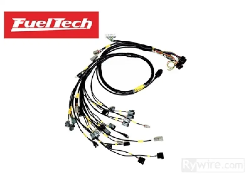 Rywire Honda B-Series (W/Fueltech 550 Ecu) Eng Harn W/Obd1 Alt/Ev1 Inj/Aem Iat & Map (Adapter Req) 1