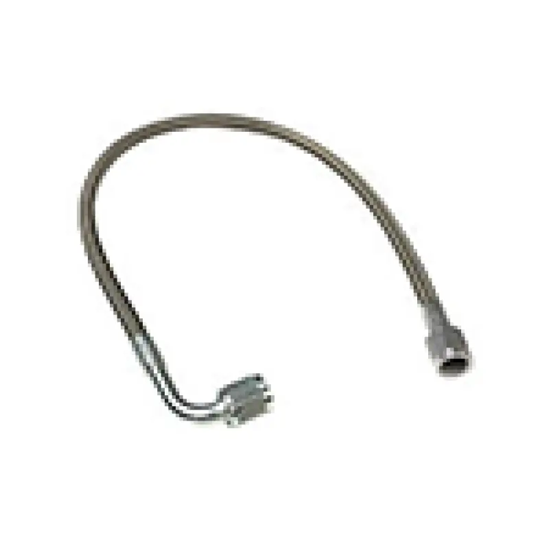 Fragola -4An Pfte Ext Black Hose Assembly Straight X 90 Degree 18In 1
