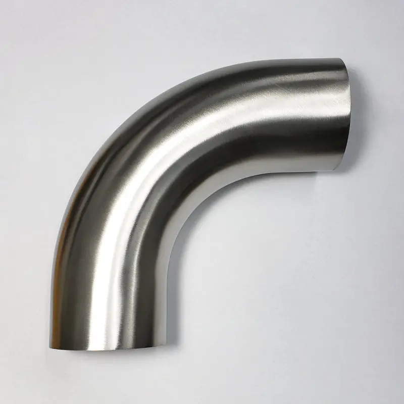 Stainless Bros 3.5In Ss304 45 Deg Elbow - 1.5D Radius 16Ga/.065In Wall (No Leg) 1