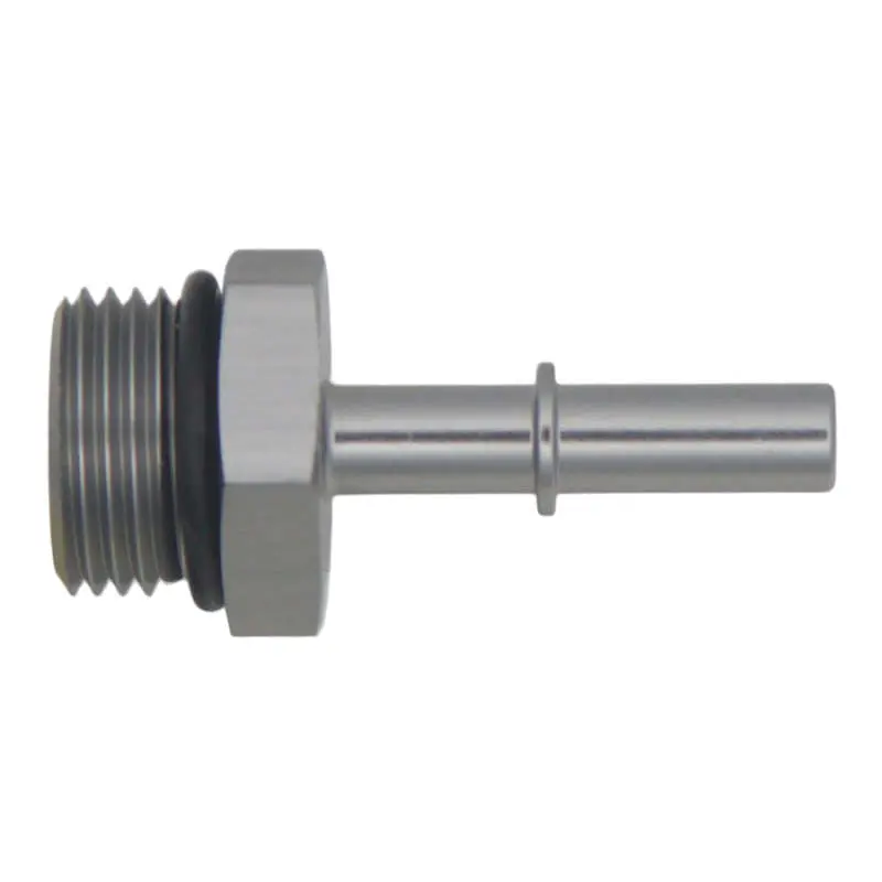 Deatschwerks 10An Orb Male To 5/16In Male Efi Quick Connect Adapter - Anodized Dw Titanium 1