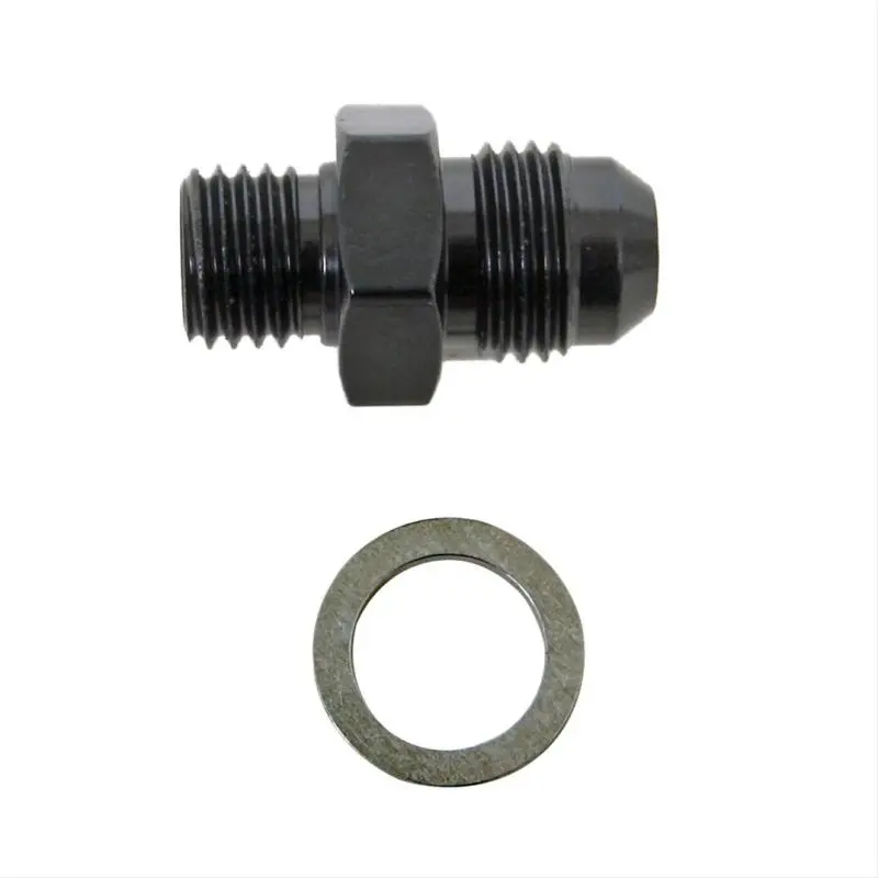 Fragola -6An X 12Mm X 1.5 Male Adapter-Weber - Black 1