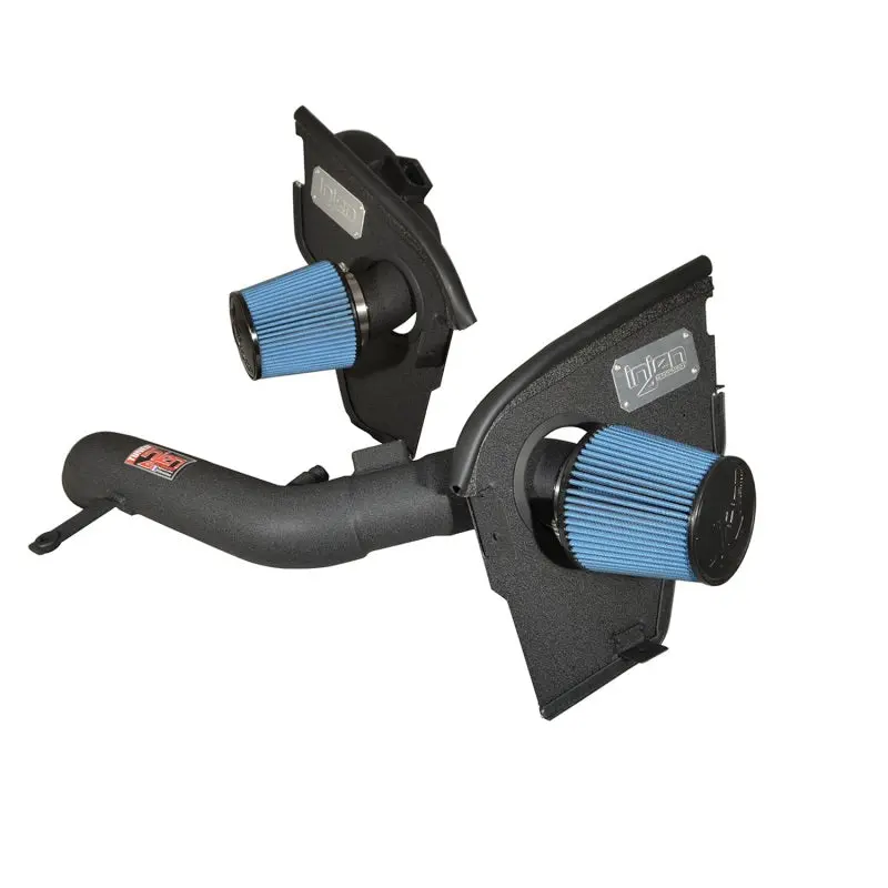 Injen 2015 M3/M4 3.0L Twin Turbo Wrinkle Black Short Ram 2Pc. Intake System W/ Mr Technology 1