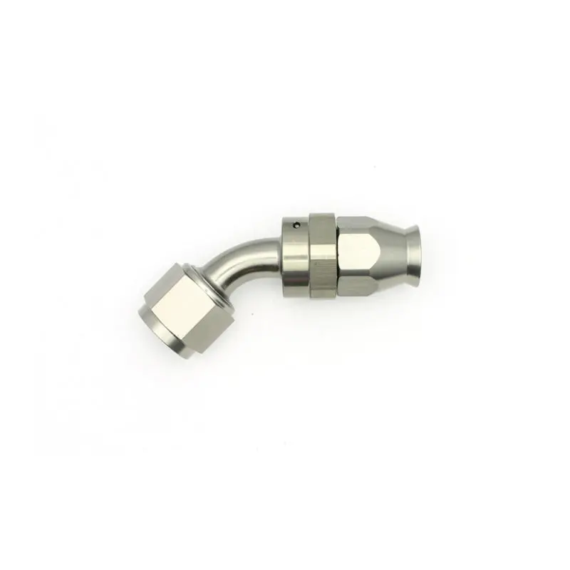 Deatschwerks 8An Female Swivel 45-Degree Hose End Ptfe (Incl. 1 Olive Insert) 1