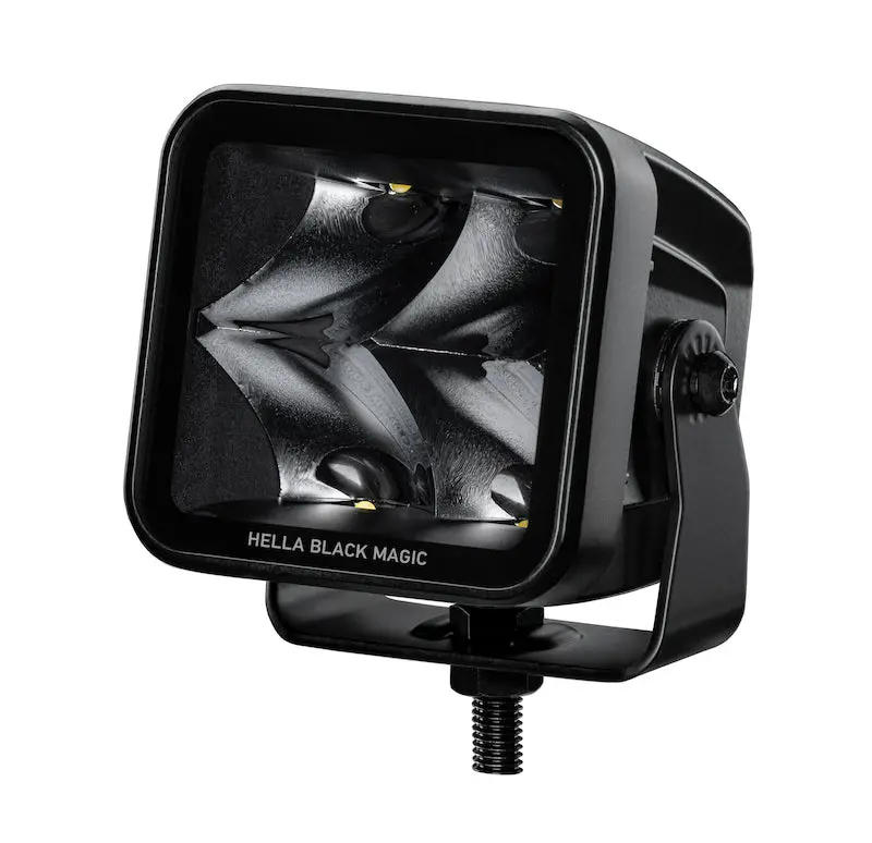 Hella Universal Black Magic 3.2In L.E.D. Cube Kit - Spot Beam 2