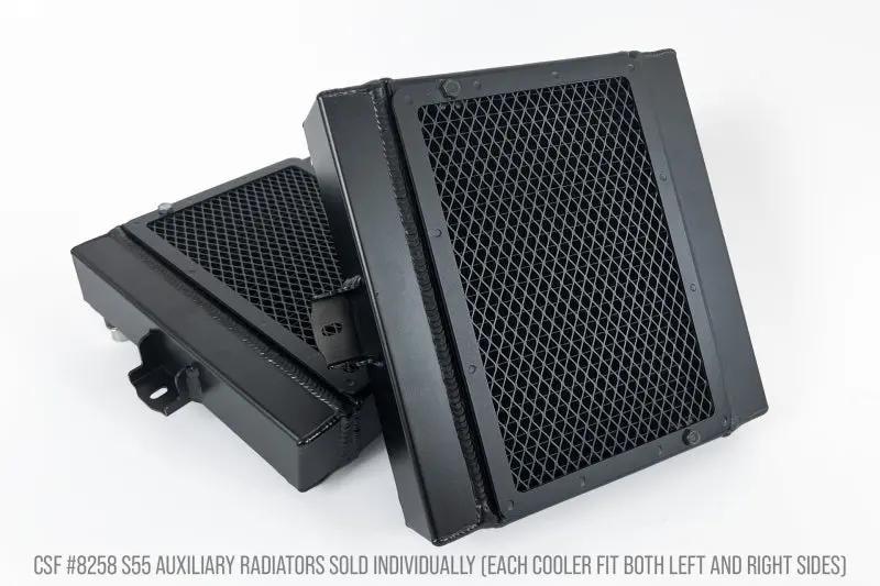Csf Bmw F8x M3/M4/M2c Auxiliary Radiators W/ Rock Guards (Sold Individually - Fits Left And Right 1