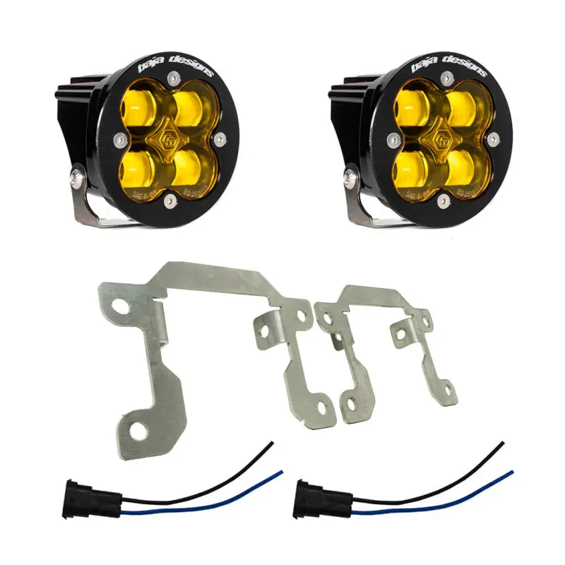 Baja Designs 2019+ Ram 2500/3500 Big Horn Fog Pocket Kit - Amber 1