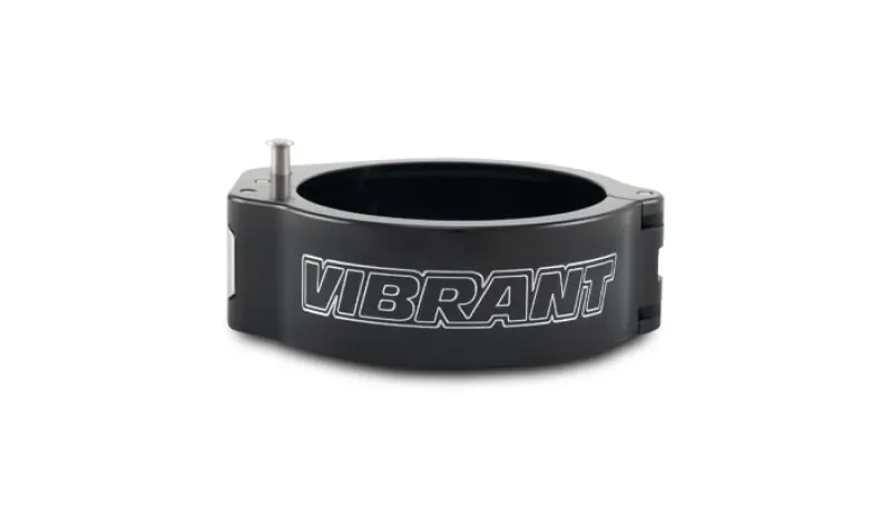 Vibrant 2.5In O.D. Aluminized Hd 2.0 Clamp - Anodized Black (Clamp Only) 1