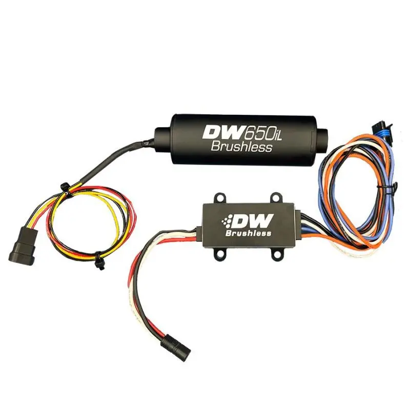 Deatschwerks Dw650il Series 650Lph In-Line External Fuel Pump W/ Pwm Controller 1