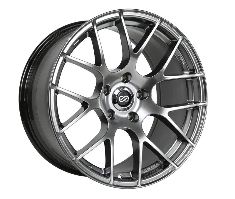 Enkei Raijin 18X8 35Mm Offset 5X100 Bolt Pattern Hyper Silver Wheel 1