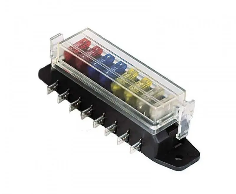 Hella 8-Way Lateral Single Fuse Box 1